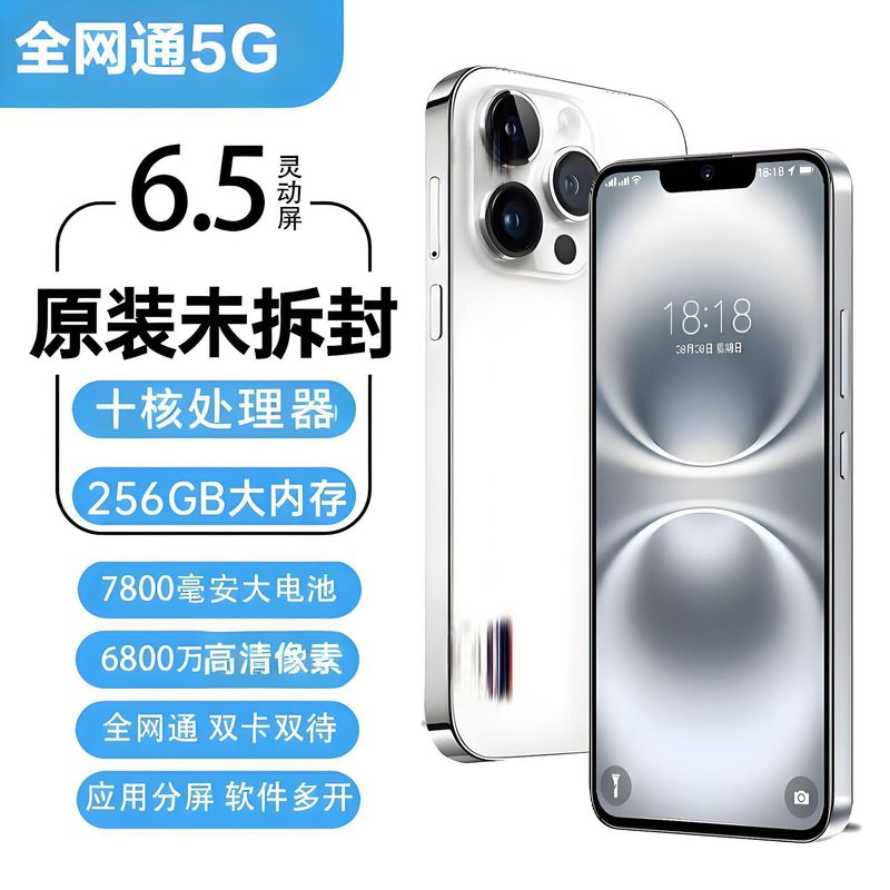 厂家直销2025新款16+512G大屏千元全网通游戏智能5G老人学生手机|undefined