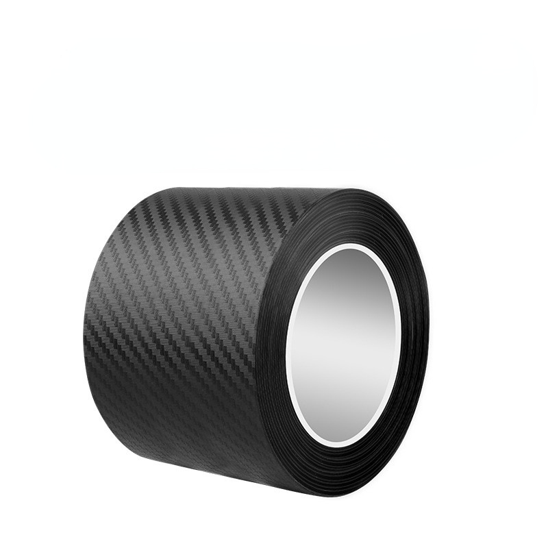 Umbral de la puerta del coche K3D patrón de fibra de carbono borde de la puerta tira de parachoques del coche pegatinas anti-banda de rodadura pegatinas parachoques trasero del tronco pegatinas