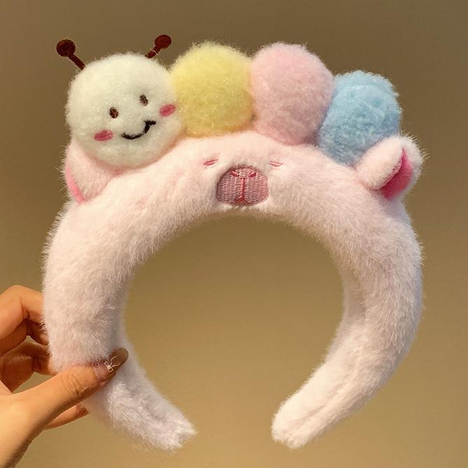 Fg283-pink fur ball