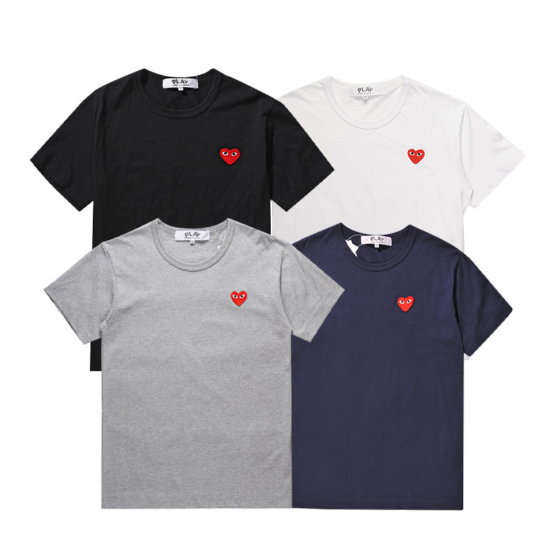 cotton T-shirt with a round collar