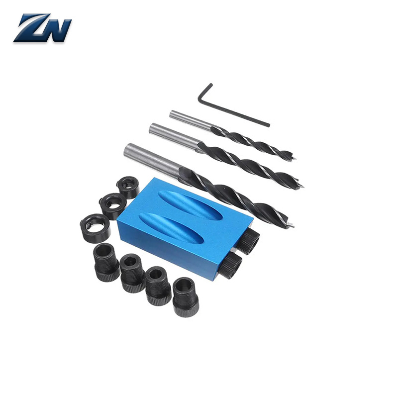 Localizador de agujero oblicuo 15 grados de ángulo M6-M8-M10 carpintería localizador de agujero oblicuo localizador de punzonado de metal taladro de tres puntos