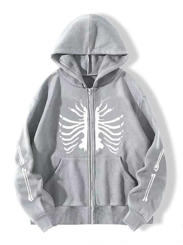 Gothic Partner Kapuzenpullover Für Damen Und Herren Mit Reißverschluss_voghion.com
