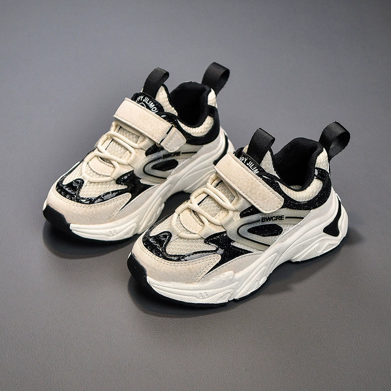 Оптовая продажа: Демисезонные спортивные кроссовки для мальчиков и девочек 2025 года, дышащие, с мягкой нескользящей подошвой