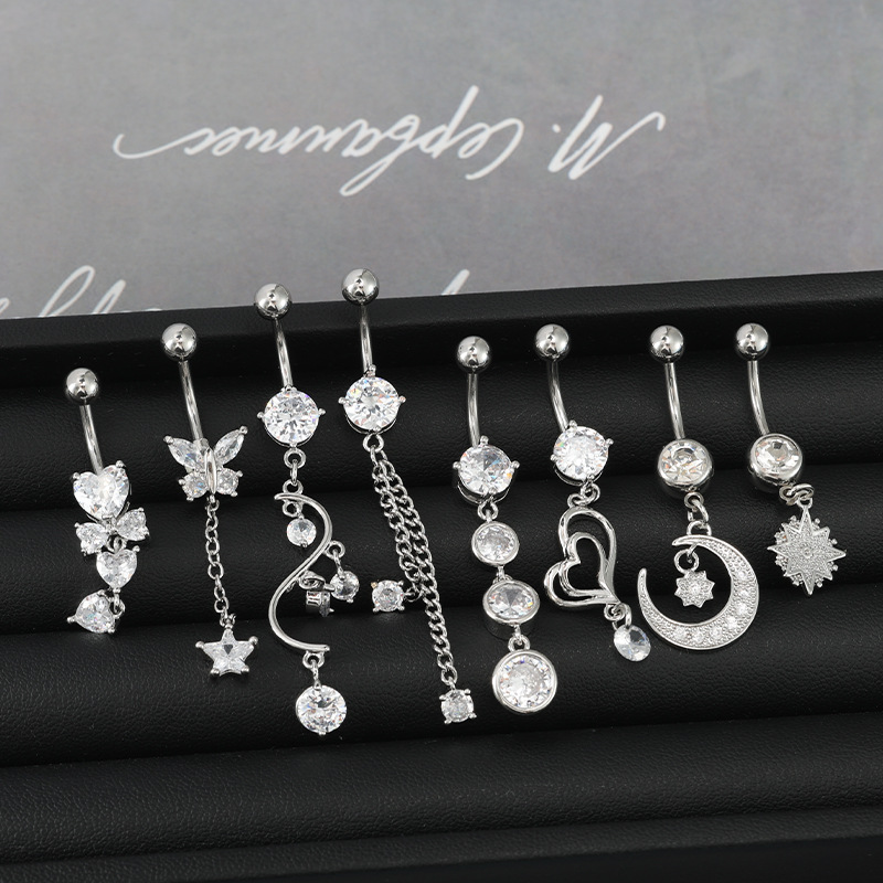 Labret piercing jewelry detail image
