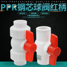 PPR双活接全塑球阀20PPR水管管件配件接头 冷热水可用塑料球阀