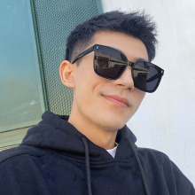 米钉太阳镜两竖时尚墨镜男潮新款潮男开车用防紫外线ins墨镜女酷