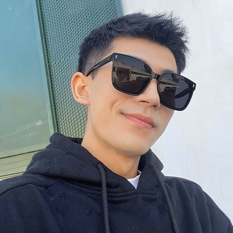 米钉太阳镜两竖时尚墨镜男潮新款潮男开车用防紫外线ins墨镜女酷