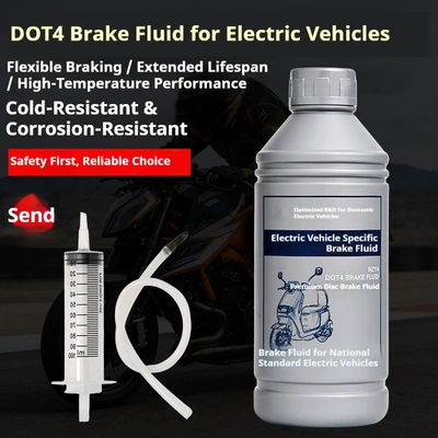 Brake fluid: fluid, DOT4 disc brake fluid
