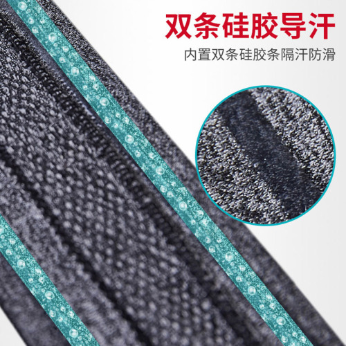 Sports headband anti-sweat absorbent sweat guide yoga fitness headband men and women running basketball headscarf forehead protector headband