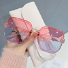 Trend marine sunglasses, glasses for leisure, gradient, internet celebrity