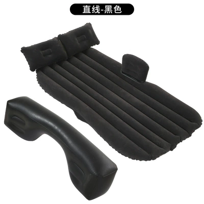 car inflatable mattress SUV – Vehicle-mounted inflatable bed - 866-straight-split-with-block-black