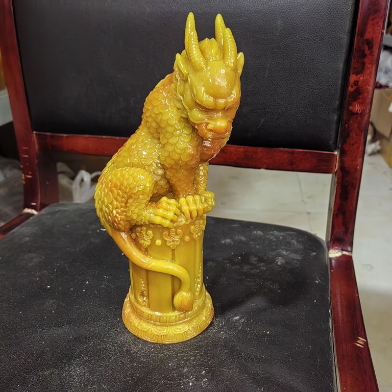 (2개) FURONG STONE KIRIN 장식품 SHOUSHAN STONE STEREO RUISHU STONE STONE CARVING CRAFTS 홈 입구 집 선물