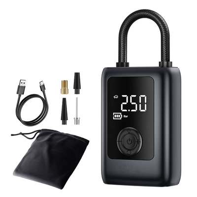 [Mi01] Cross-Border Portable Air Pump Wireless Car Air Compressor Portable Electric Car Air Pump (Hava nasosu) - mi01-wireless-model-2000-mah2-english-version