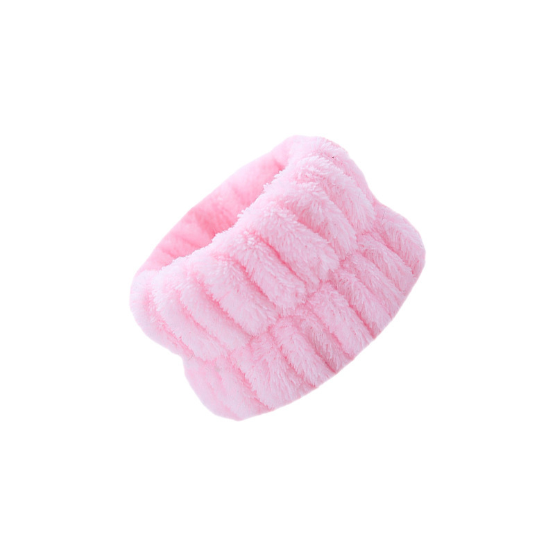 European and American Amazon Cross-border Plush Wash Wrist Sports Hand Band Hair Band Waterproof Hand Wash Wrist Band