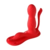 Honey Butterfly Seat Cushion Telescopic Wearable Remote Control Red