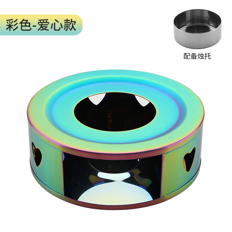 Estilo coreano de acero inoxidable té calentador hogar al aire libre estufa té cocina calefacción base té calentador ventas directas de la fábrica en stock