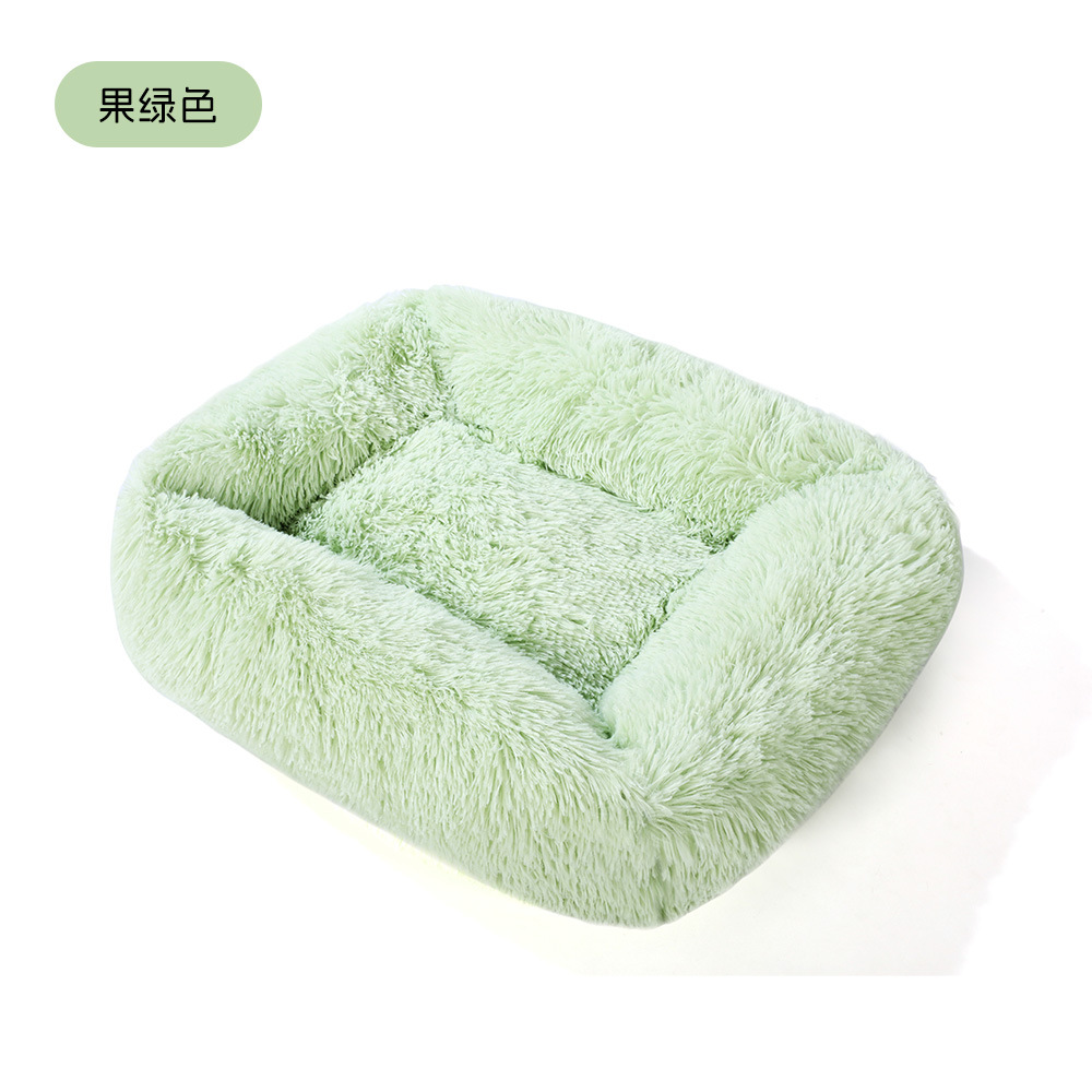 Peluche de invierno para mascotas Peluche para gatos Peluche para perros cuadrado Estera para mascotas Cama para gatos Cama para perros Productos para mascotas