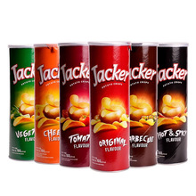 马来西亚进口Jacker杰克薯片160g芝士味香辣烧烤番茄味多口味