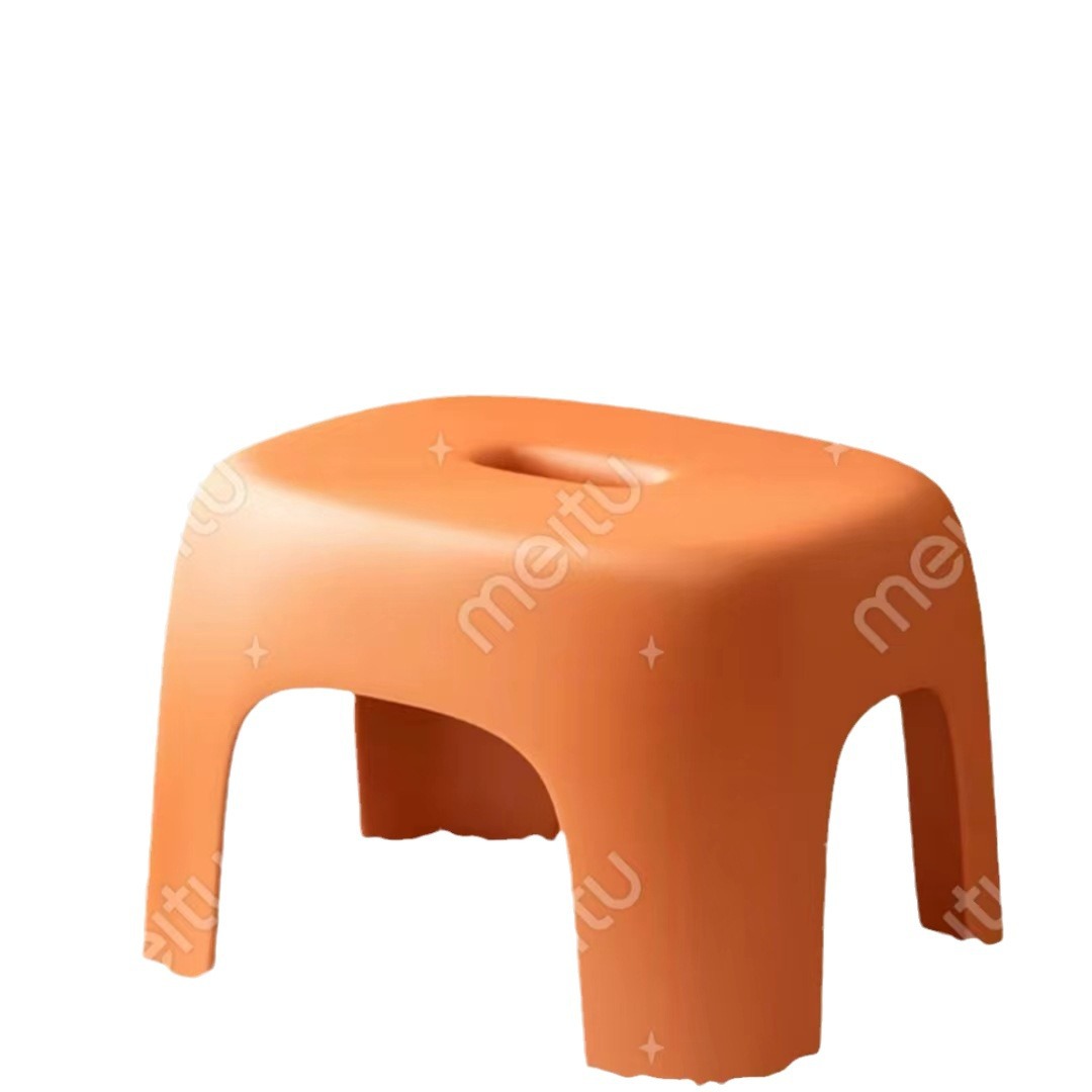 Taburetes caseros taburetes de jardín de infantes niños taburetes de plástico grueso taburetes de baño antideslizantes taburetes de salón cambiadores de zapatos pequeños bancos