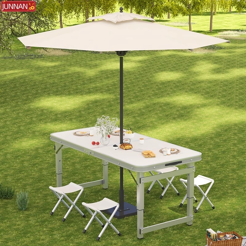 Mesa de comedor portátil, mesa de elevación de mano, tabla de exhibición, mesa de alquiler, mesa simple, mesa plegable al aire libre