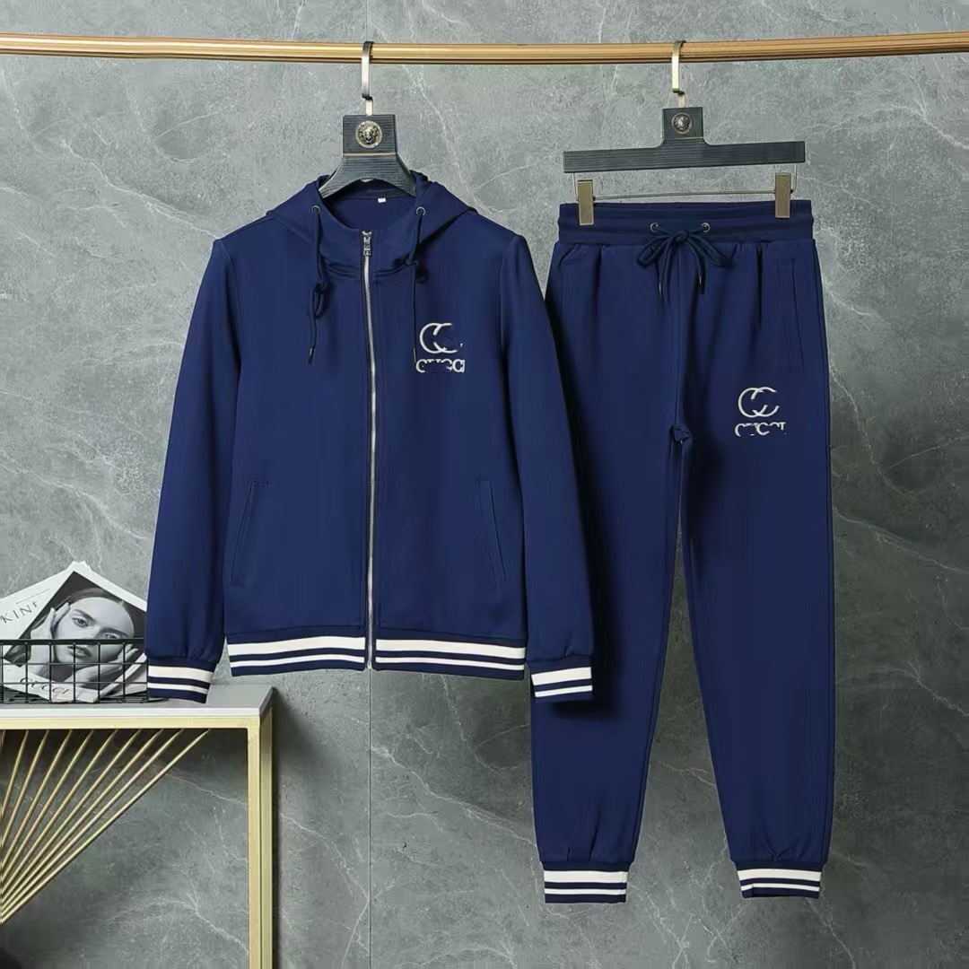 25 años de otoño y invierno de alta calidad nuevo estilo P casa marca de moda cardigan casual suéter deportivo conjunto de parejas