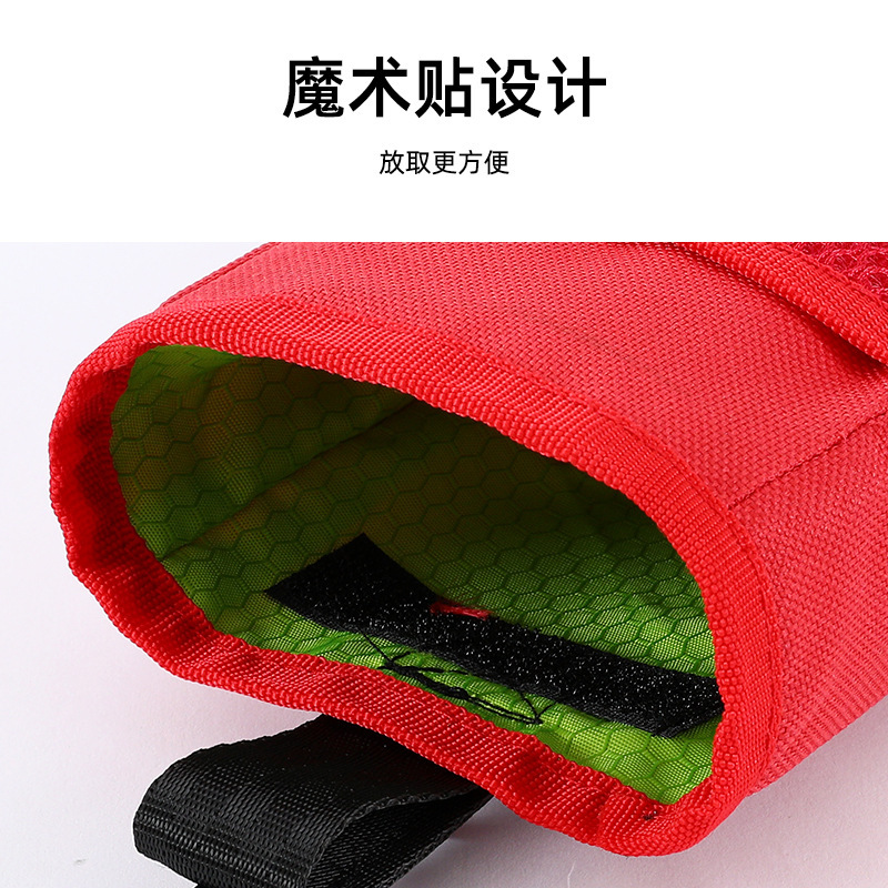 Transfronterizo de Venta caliente para mascotas bolsa de merienda bolsa de cintura portátil al aire libre entrenamiento de perros perro alimentación bolsa de comida para perros