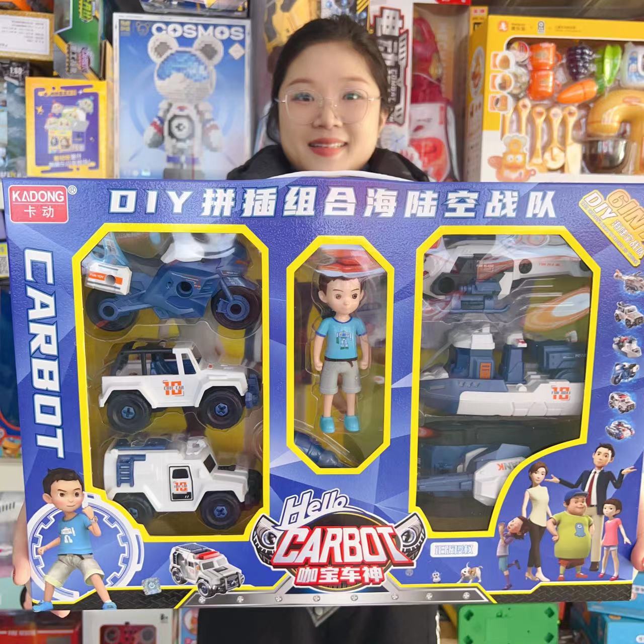 咖寶車神螺母拆裝玩具軍事車變形拆裝彈跳車教育培訓機構玩具禮物