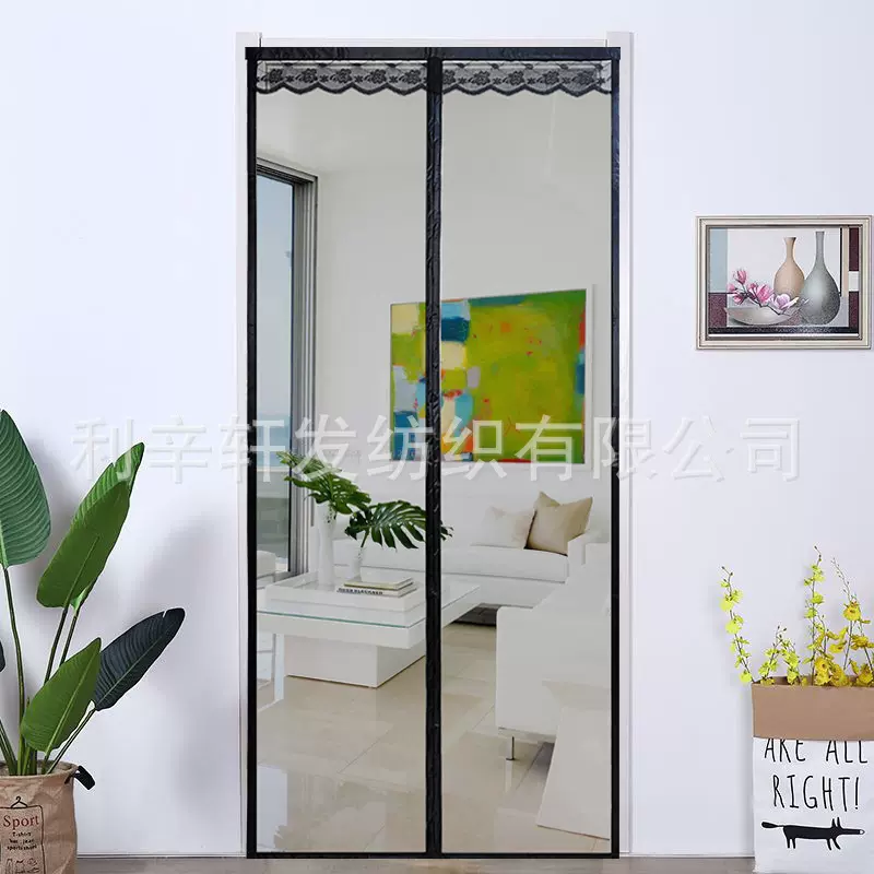 防蚊门帘定制玻璃纤维沙门门帘子 魔术贴磁性防蚊门帘磁吸防蚊