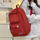 High-value backpack durable solid color schoolbag junior high school girls college students simple backpack high school students niche girls