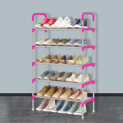 Simple shoe rack multi-layer dustproof home entrance economical shoe cabinet storage saves space assemble dormitory small shoe stand