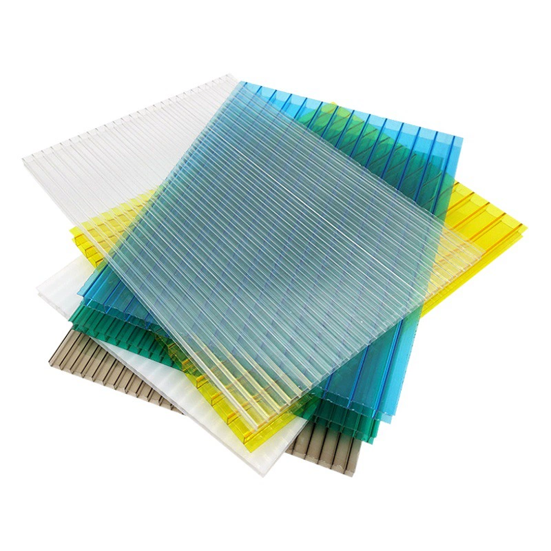 Двойной прозрачный ПК солнце доска полые теплицы сарай навес инженерное освещение доска полые солнце доска оптом