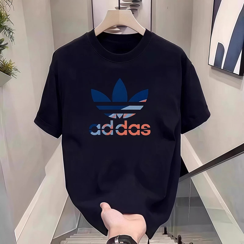 Tamisas de manga corta de hombre tendencia de verano de moda de hombre Tamisas de ropa de chicos 2025 nueva camiseta de manga media camiseta