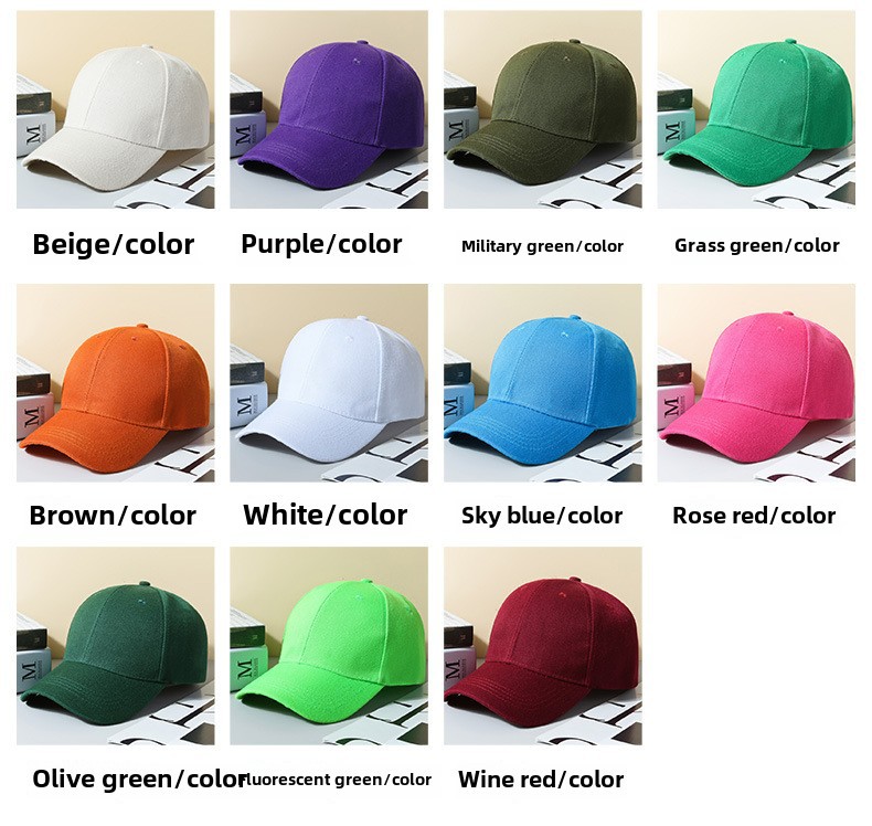 Chapeau hommes fabricants Mao Qing couleur unie casquette légère casquette publicitaire chapeau de soleil femme multicolore casquette de baseball décontractée crème solaire_voghion.com