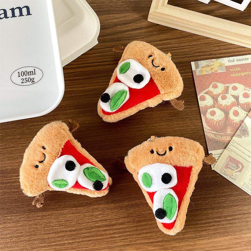 面白くて可愛いピザロール人形、パンのぬいぐるみ、食べ物のフィギュア、バッグの飾り、アクセサリー、子供向けギフト、卸売|undefined