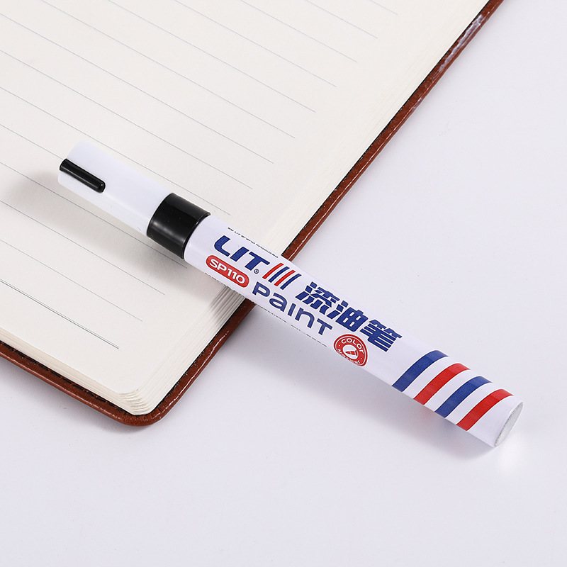 Pluma de pintura al por mayor SP110 fuego pintura pluma de cristal de metal Pluma de Oro de la pintura del coche pluma impermeable industrial rotulador