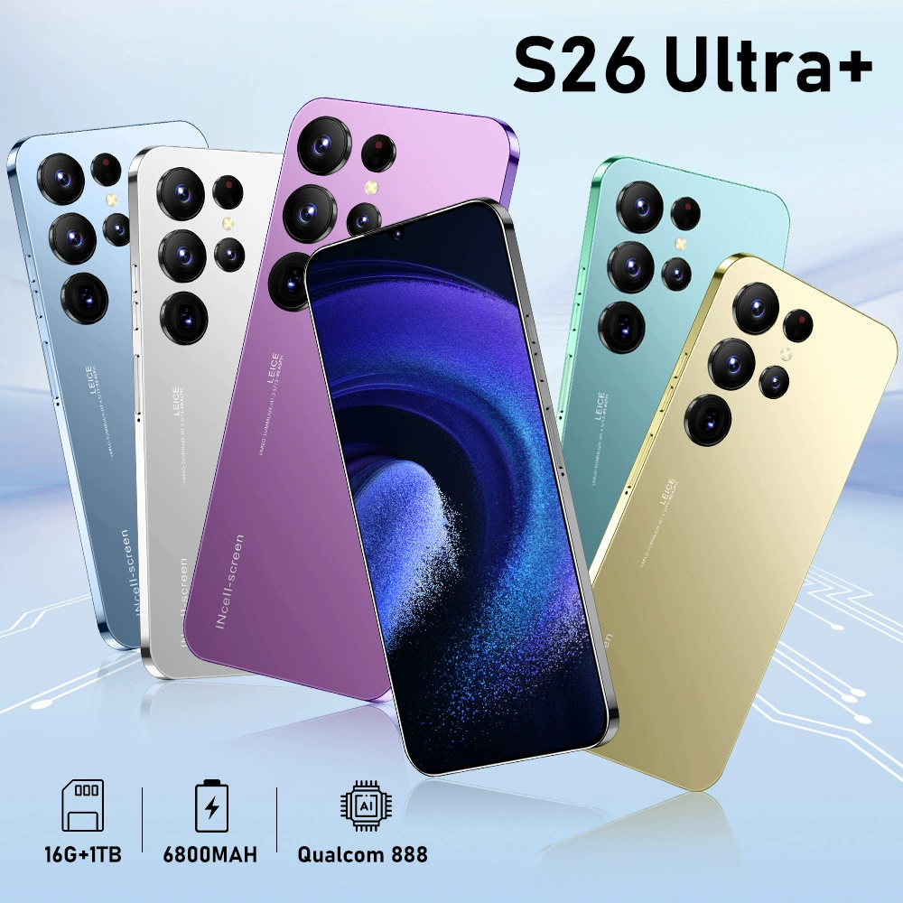 2025 новый умный мобильный телефон S26 Ultra+ для внешней торговли кросс-бордер мобильный телефон 16+1T завод источника