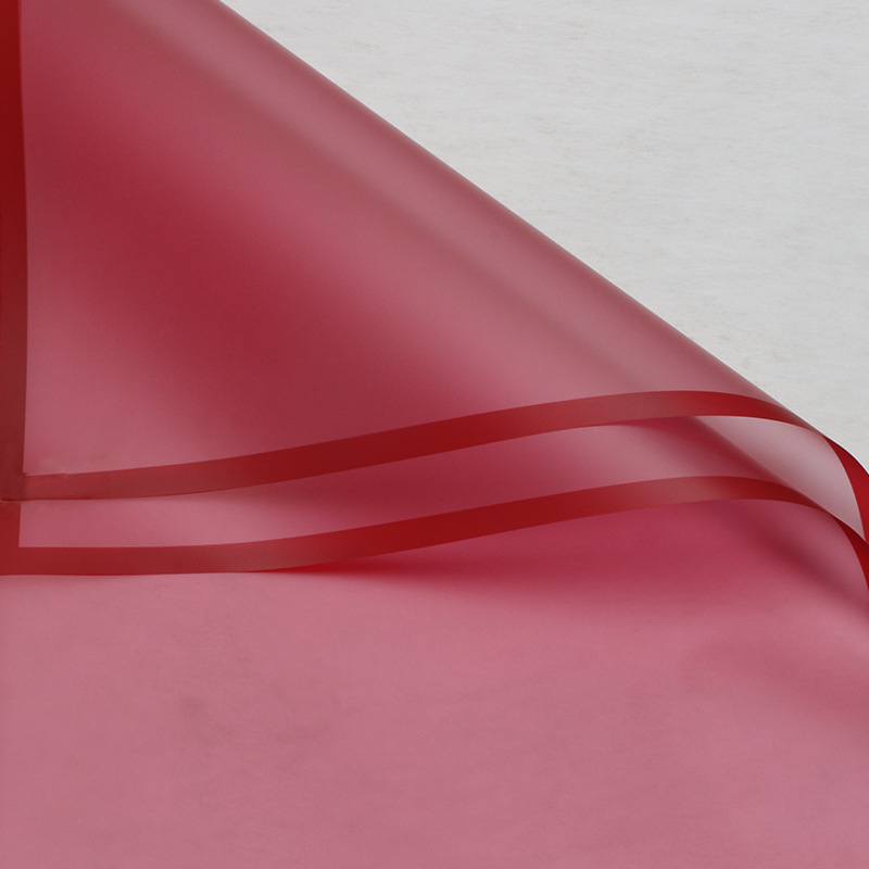 Rojo vino; 57 * 57cm20 hojas / paquete