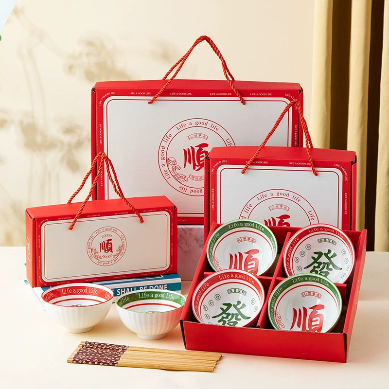Ceramic set, tableware for food, gift box, Birthday gift