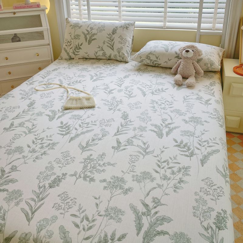 Nuevas sábanas de tela gruesa vieja de algodón de primavera y verano