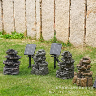 ���@��ʯ�^̫��ܶ���ѭ�h��ˮ����ͥԺ�����쾰�����֬��ˮ�[��