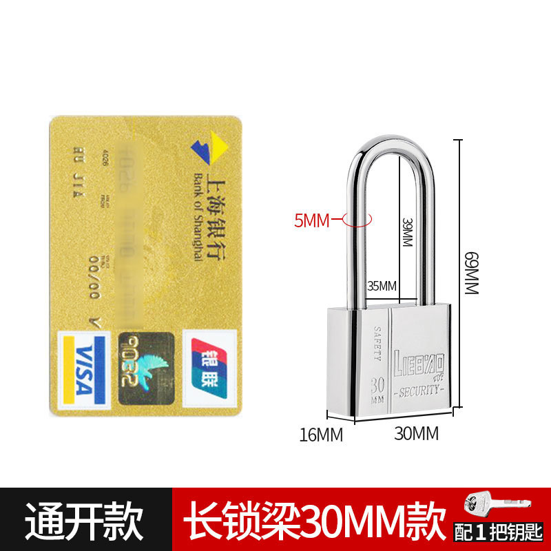 장빔 자물쇠 30개[열림] 열쇠 1개[엔지니어링 스타일]