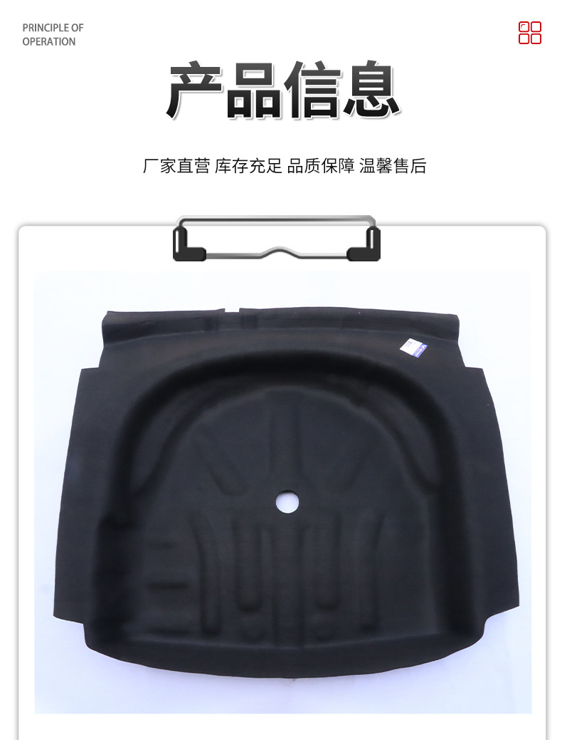 Car Spare Tire Compartment Soundproofing Cotton for Toyota Rav4/Weilanda, Specialized for Shock Absorption and Noise Reduction, Trunk Soundproofing Cotton