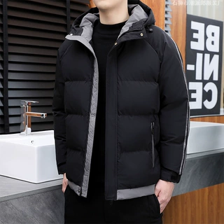 冬季羽戎棉服男士连帽棉袄外套男装御寒面包服潮牌加厚棉衣男款