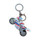 Cartoon simulation fashion cool motorcycle key chain bag pendant couple key chain bag ornaments small gifts wholesale
