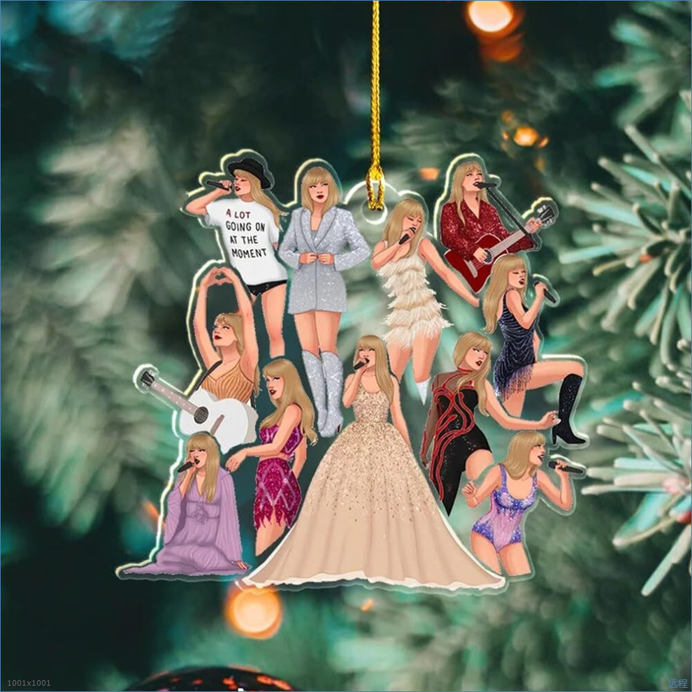 Cruz-frontera nueva Navidad árbol de Navidad decoración adornos coche retrovisor espejo colgante mochila colgante decoraciones para el hogar