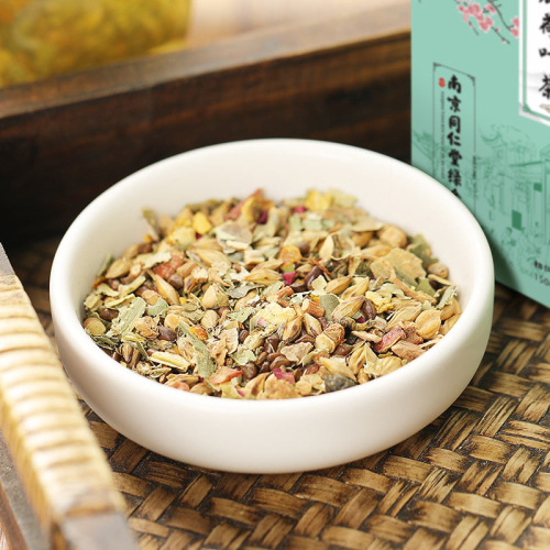 Nanjing Tongren Tang Green Gold Homeland Rose Winter Melon and Lotus Leaf Tea Boxed 150g Fat-Flowing Tea Manufacturer to Distribute Health Tea