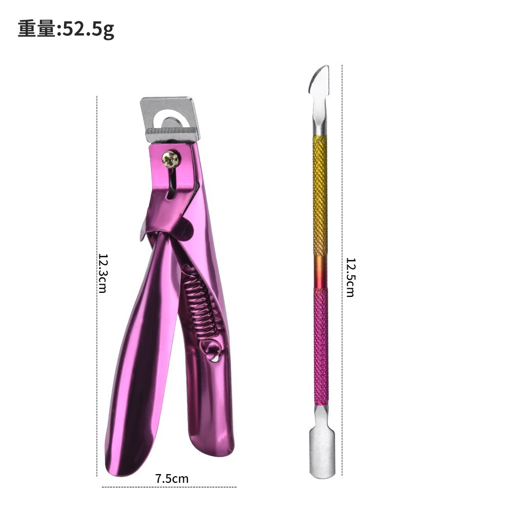 Selección estricta de manicura de acero inoxidable Corte Especial de una palabra DIY usar manicura en forma de u tienda de manicura al por mayor de la misma herramienta de poda