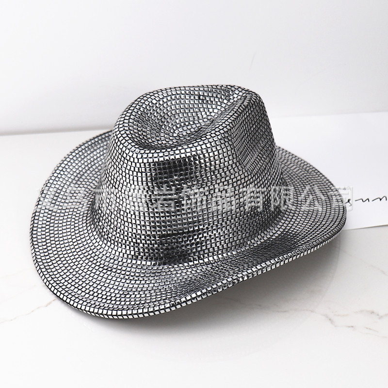 Amazon transfronterizo nuevo sombrero de verano jazz sombrero de copa británico hombres y mujeres sombrero de rendimiento sombrero de protección solar a prueba de sol