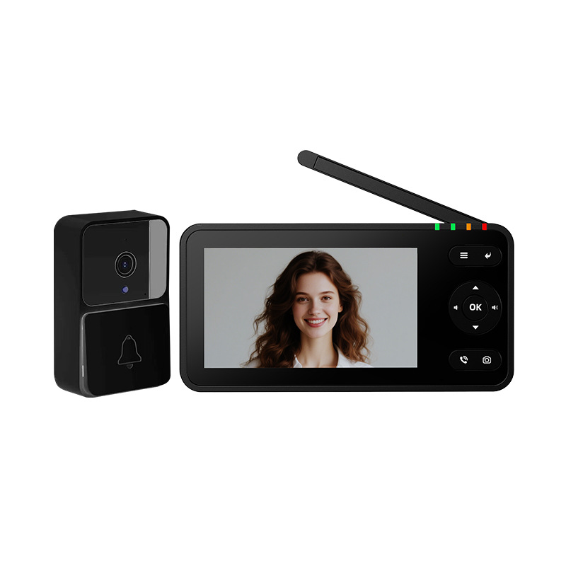 Nuevo M15 timbre visual multifunción video full-duplex intercom timbre inteligente función de visión nocturna timbre de música