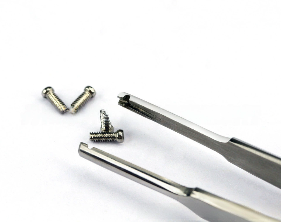 Glasses, tweezers